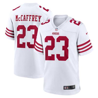 San Francisco 49ers Nike Game Auswärtstrikot - Weiß - Christian McCaffrey - Herren Image