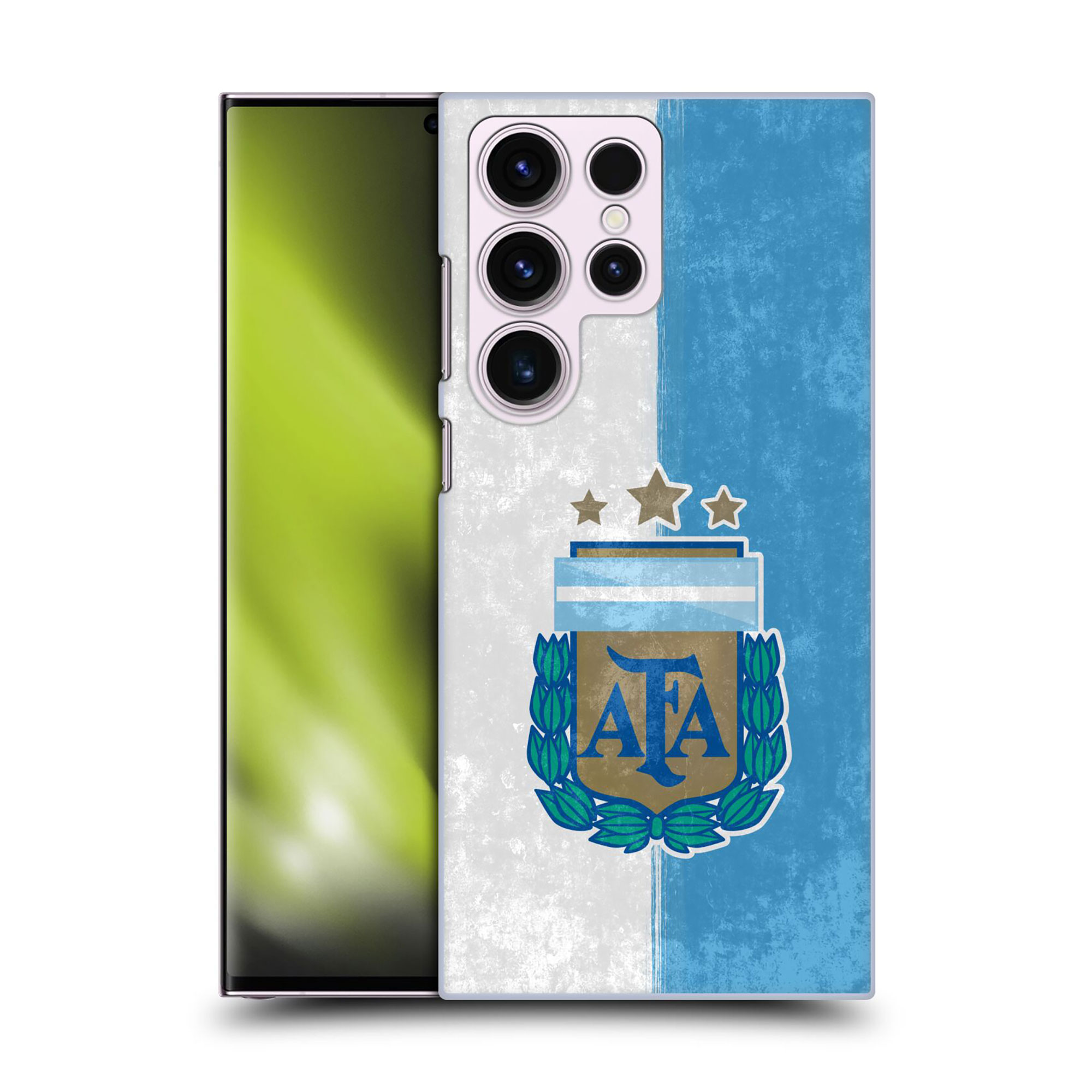 Argentinien Distressed Halbhartschalen-Handyhülle – Samsung Image