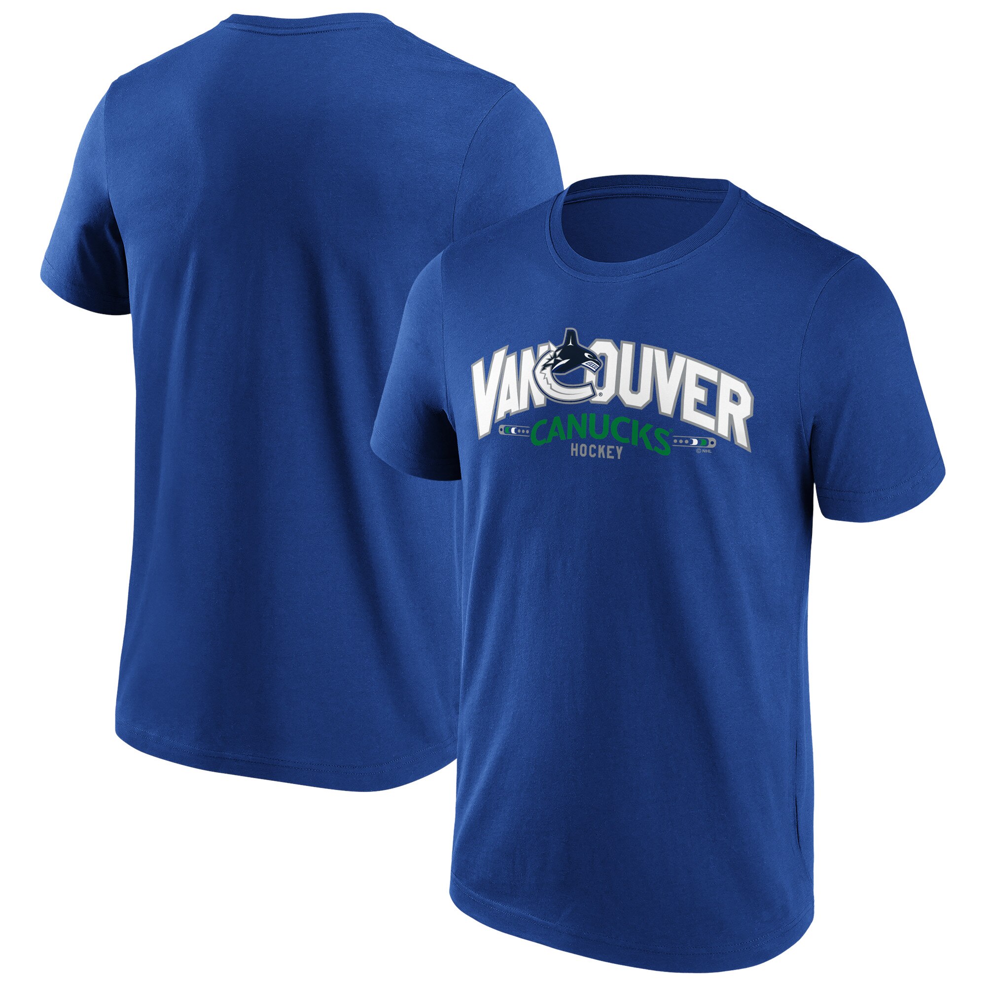 Vancouver Canucks Fanatics Branded Hometown Graphic T-Shirt – Königsblau – Herren Image