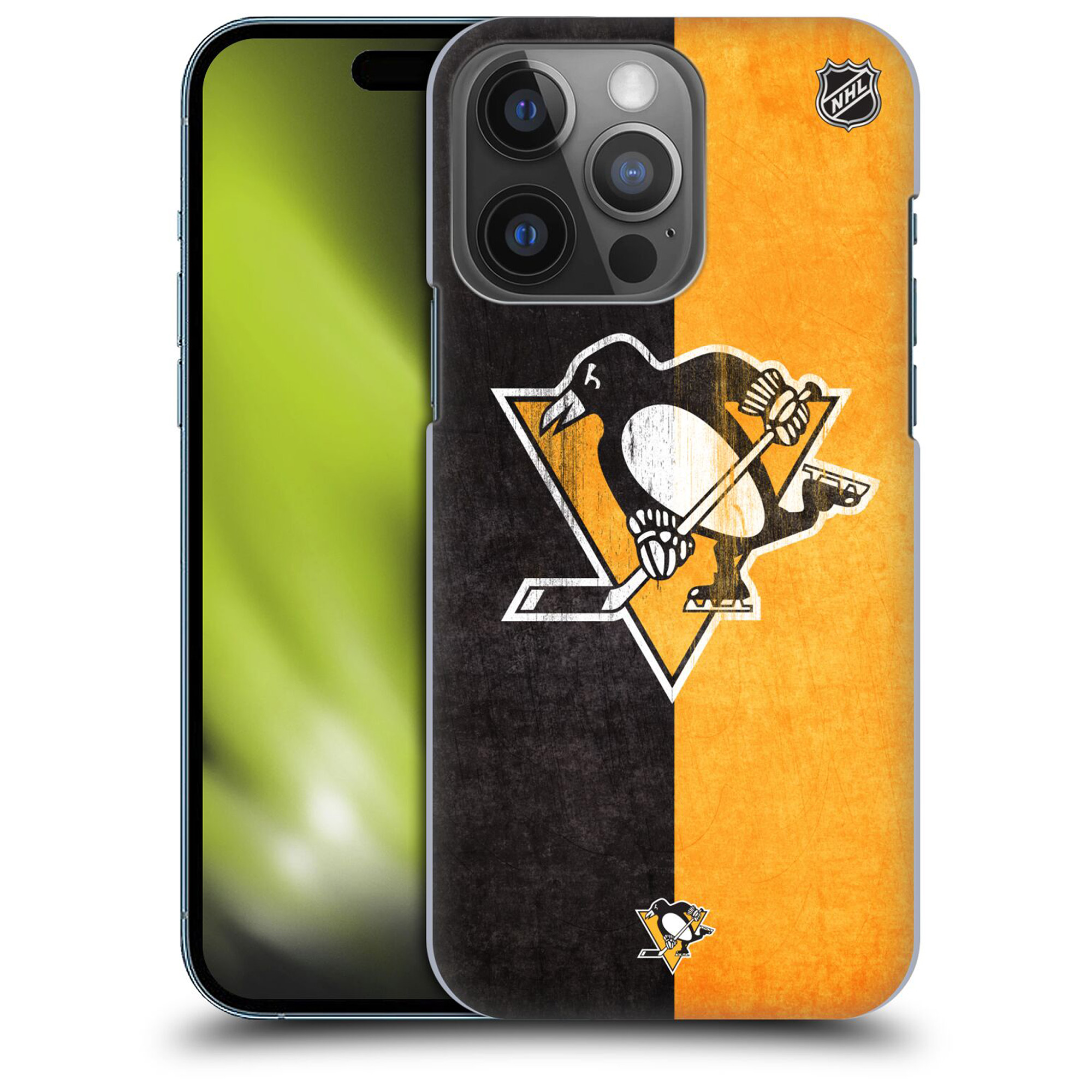 Pittsburgh Penguins NHL Half Distressed Grafik Phone Case - iPhone Image