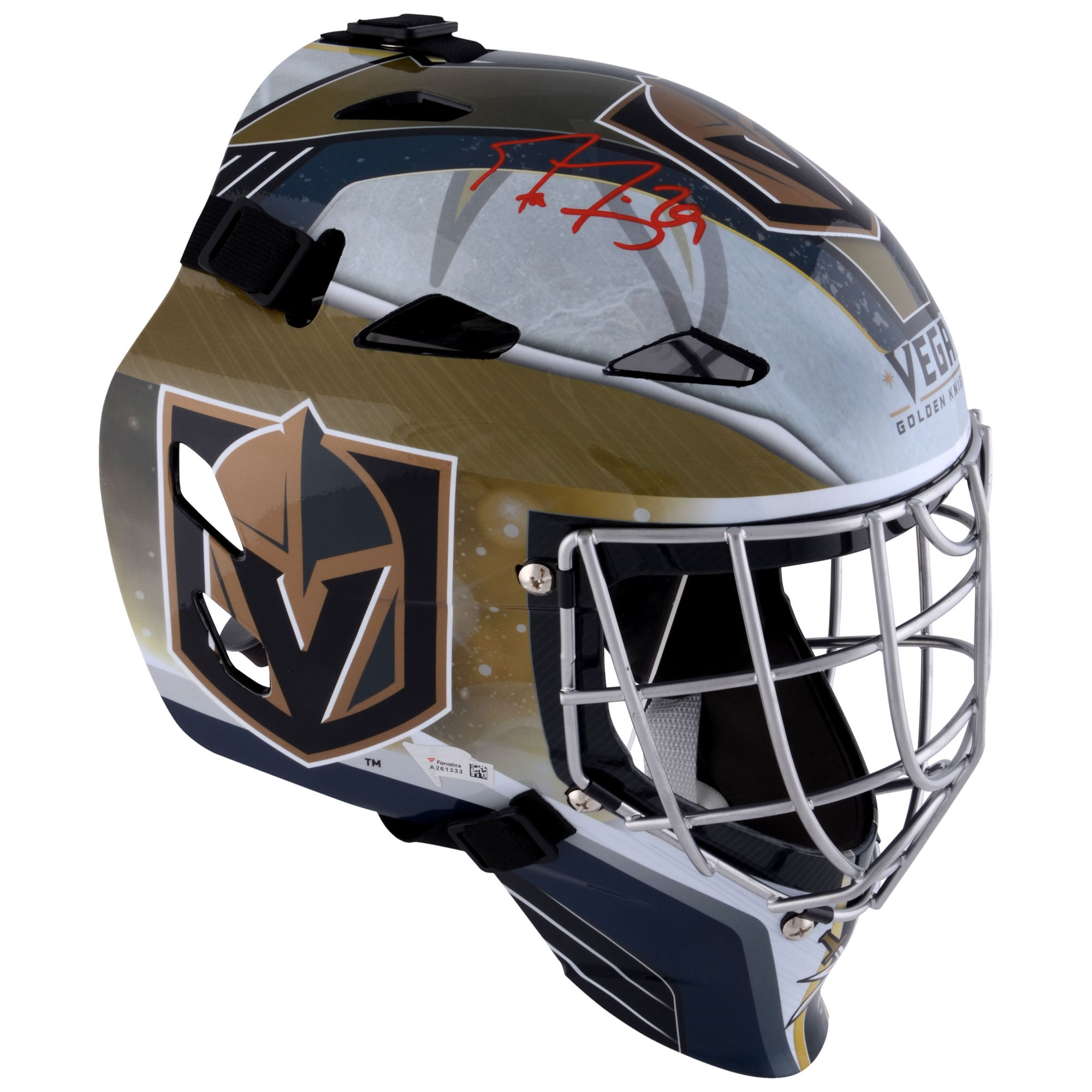 Marc-Andre Fleury Vegas Golden Knights signierte Replika-Torwartmaske Image