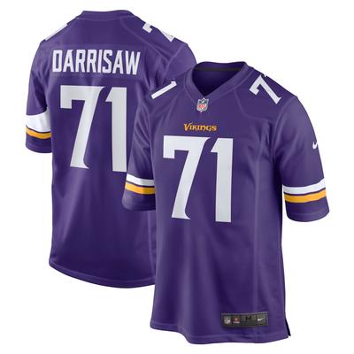 Minnesota Vikings Nike Game Heimtrikot - Lila - Christian Darrisaw - Herren Image