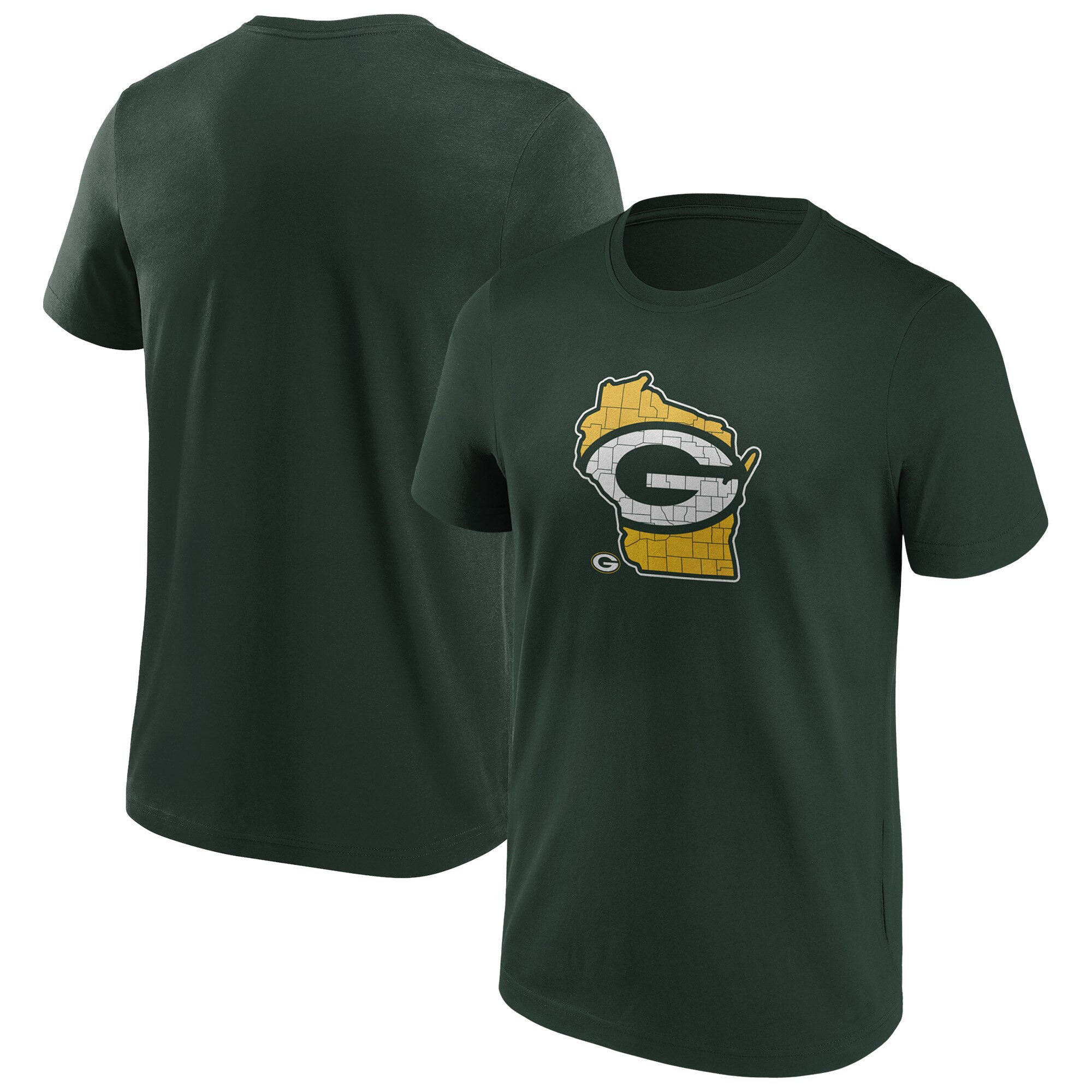 Green Bay Packers Pack State Iconic Hometown Grafik-T-Shirt - Herren Image