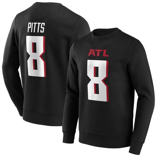 Atlanta Falcons Home Name & Number Crew Sweatshirt - Kyle Pitts - Herren