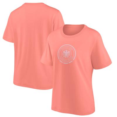 DFB Mono Logo Graphic Oversized T-Shirt – Coral Haze – Damen Image