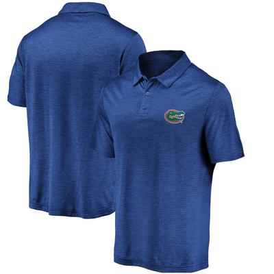 Herren-Poloshirt mit gestreiftem Royal Florida Gators-Primärlogo von Fanatics Image