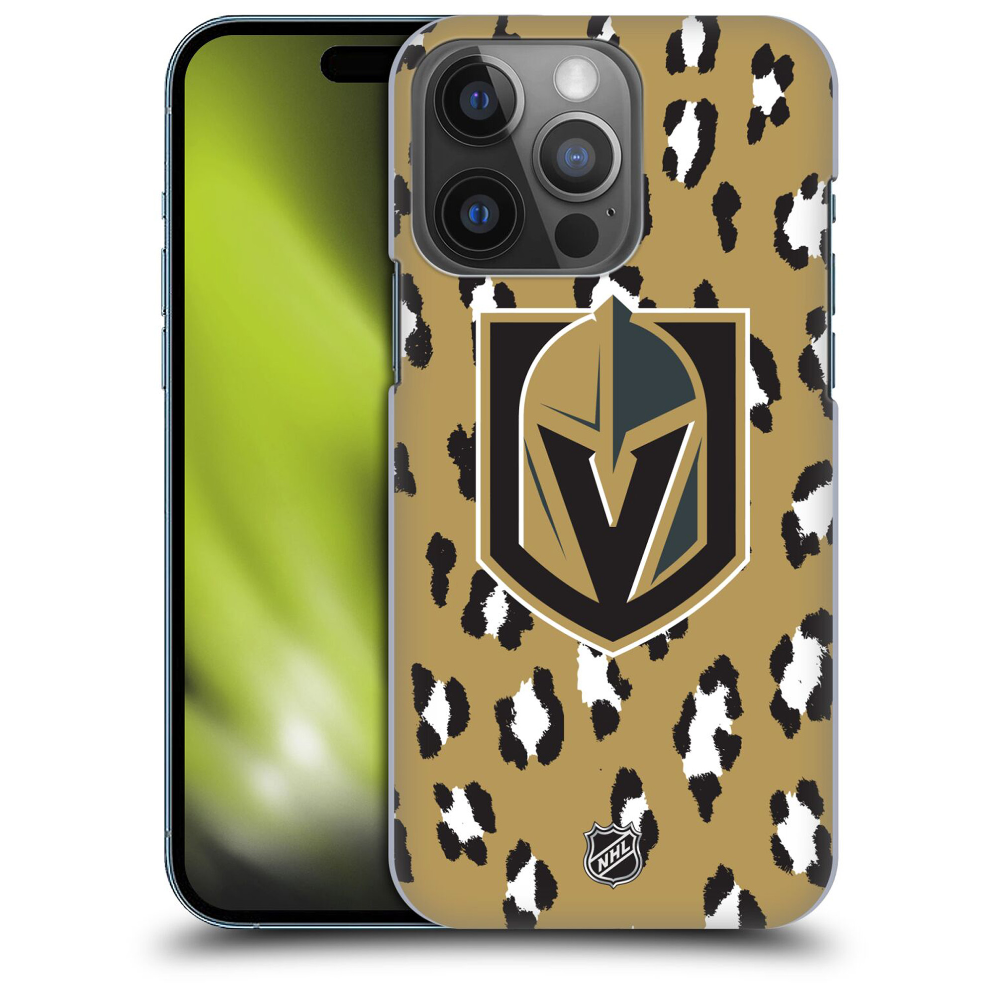 Vegas Golden Knights NHL Leopard Grafik Phone Case - iPhone Image