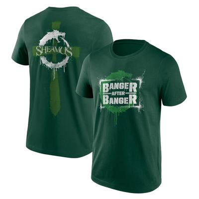 WWE Sheamus Banger After Banger T-Shirt – Dunkelgrün – Herren Image