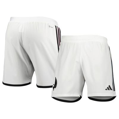 Weiße adidas Minnesota United FC 2023 Auswärts-Aeroready-Authentic-Shorts für Herren Image