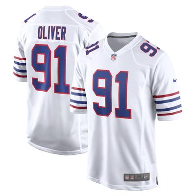 Buffalo Bills Nike Game Ausweichtrikot - Weiß - Ed Oliver - Herren Image