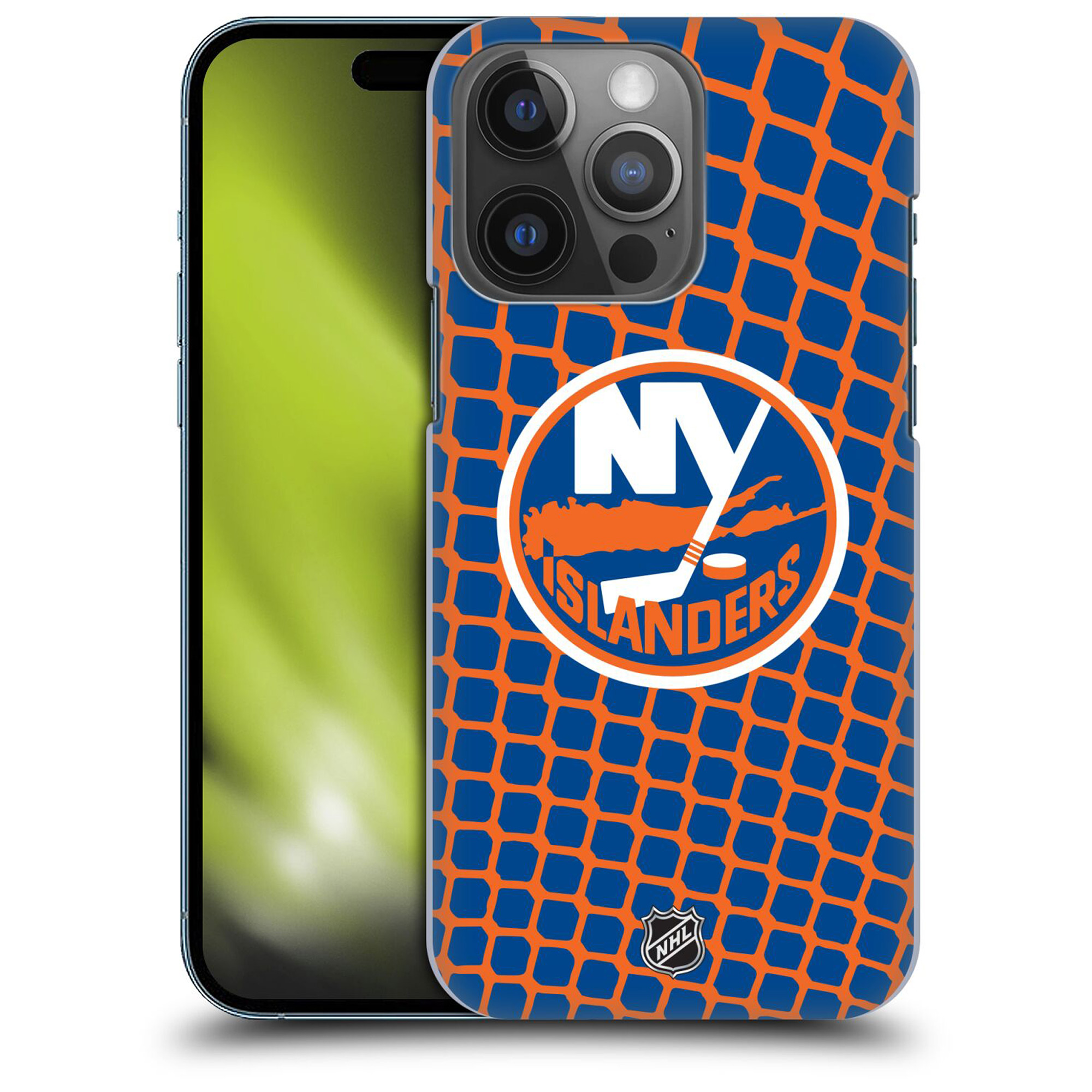 New York Islanders NHL Net Pattern Grafik Phone Case - iPhone Image