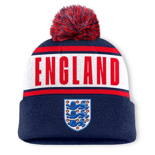 England Pom Strickmütze – Marineblau – Unisex