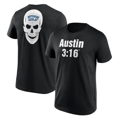 WWE Stone Cold Steve Austin 3:16 Retro T-Shirt - Schwarz - Herren Image