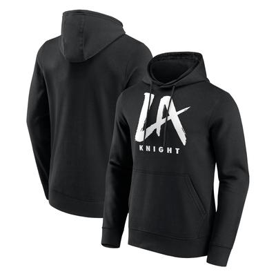 WWE LA Knight Logo Hoodie – Schwarz – Herren Image