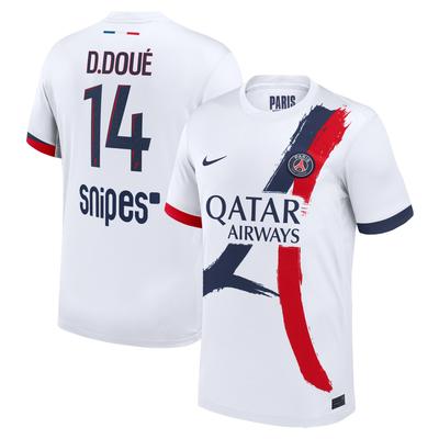 PSG Nike Stadium Auswärtstrikot 2025-26 mit Aufdruck D. Doué 14 Image