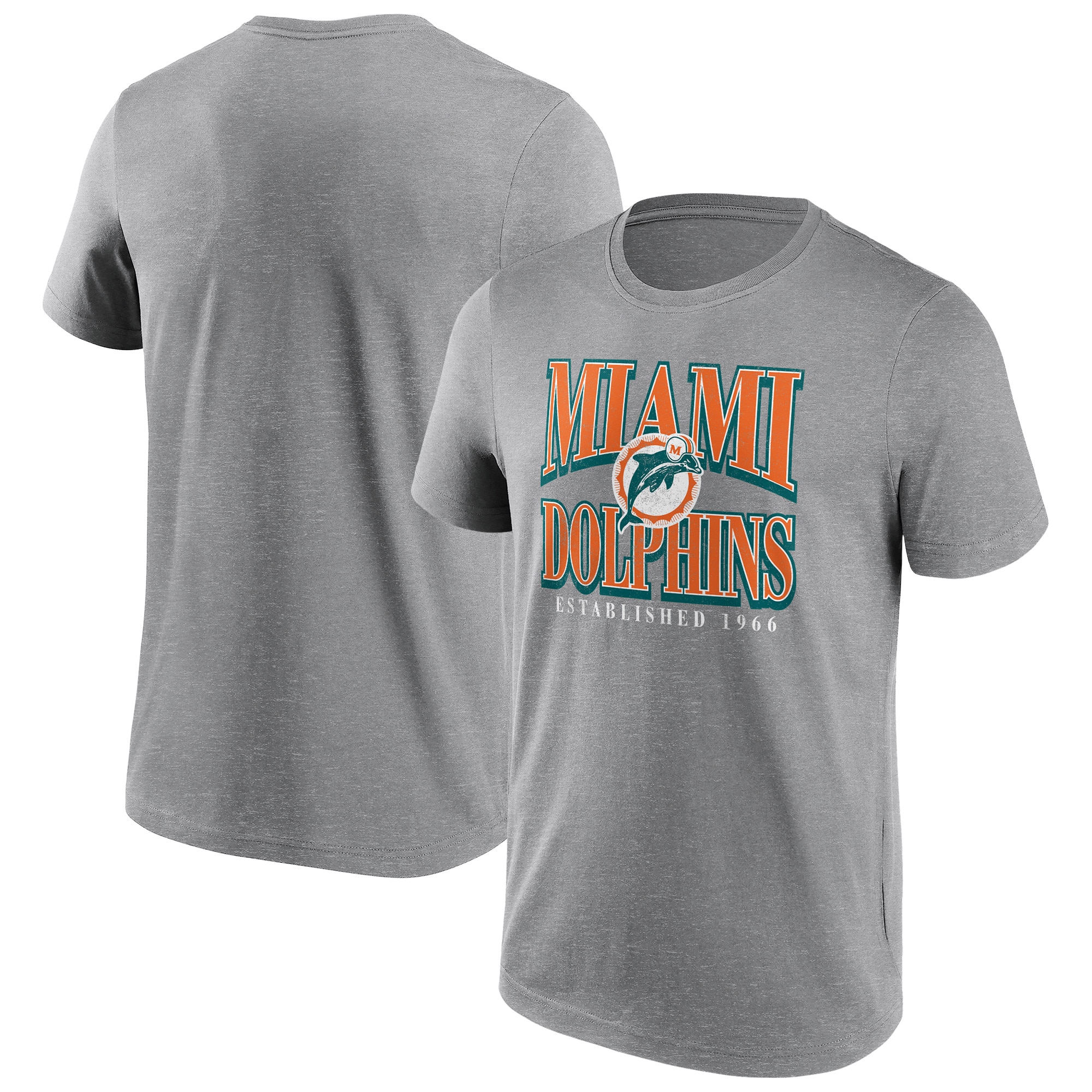 Miami Dolphins Vintage Iconic Hometown Grafik T-Shirt - Herren Image