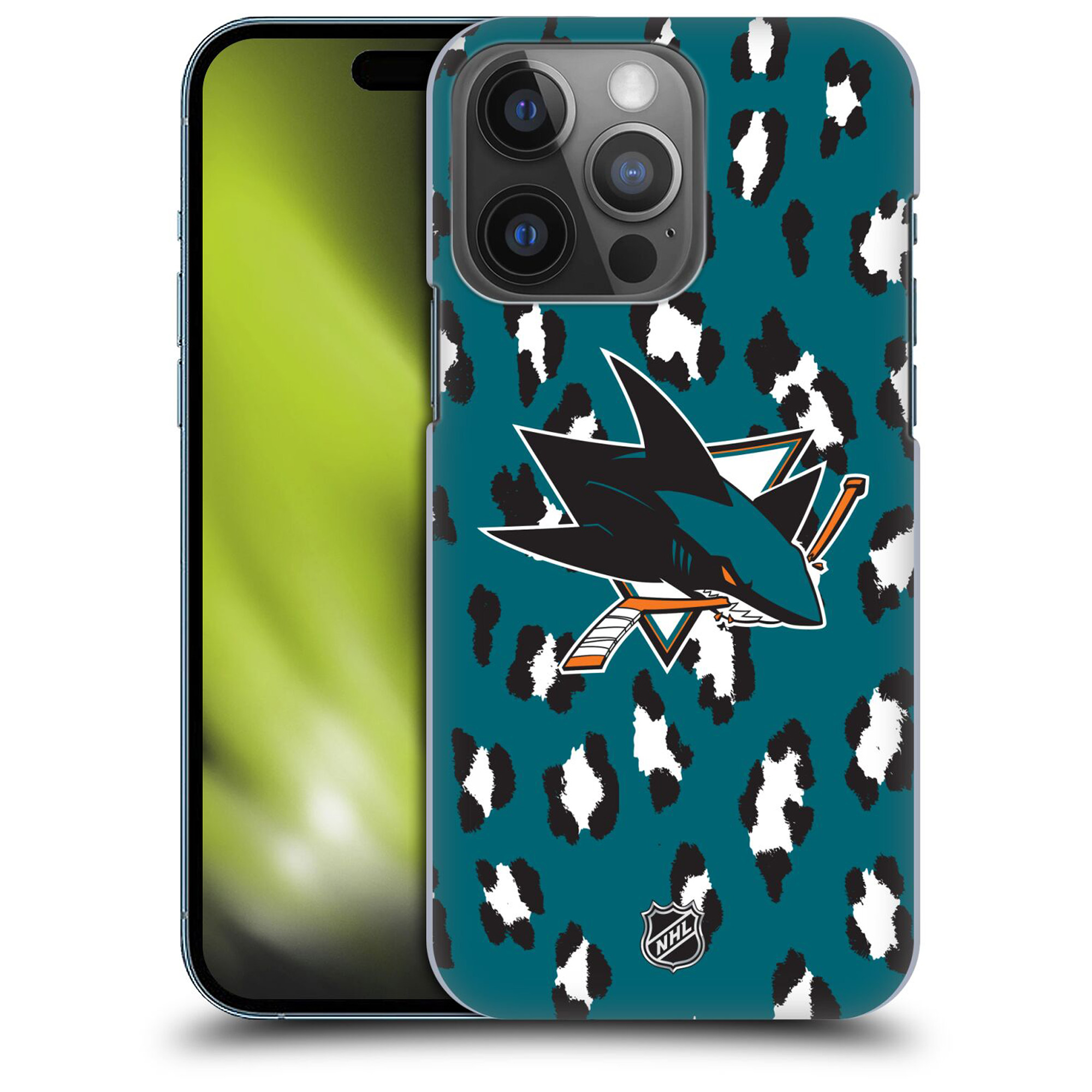 San Jose Sharks NHL Leopard Grafik Phone Case - iPhone Image