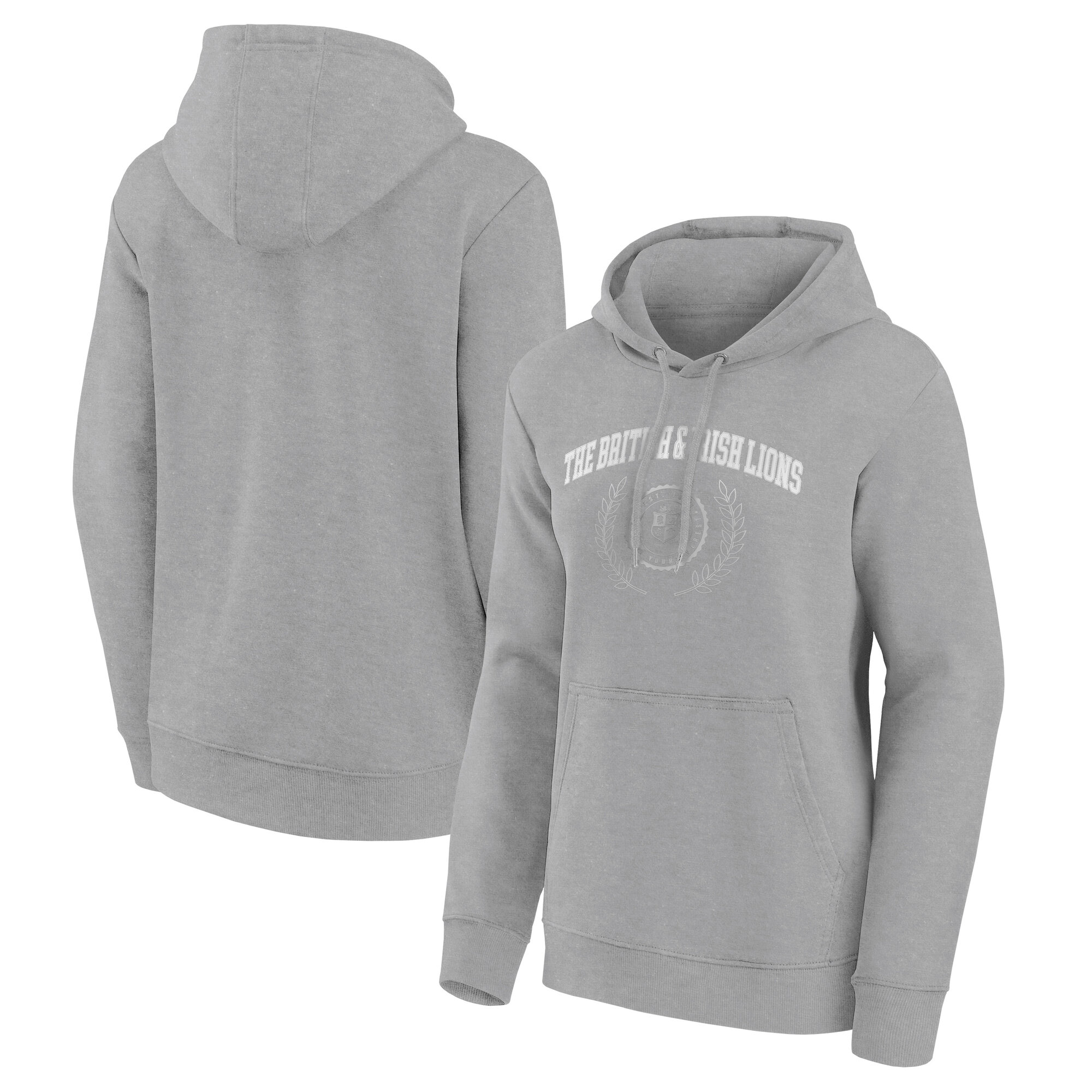"British & Irish Lions Rebel Academia Kapuzenpullover – Grau – Damen" Image
