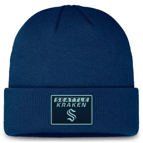 Seattle Kraken Authentic Pro Rink Prime Beanie mit Bündchen