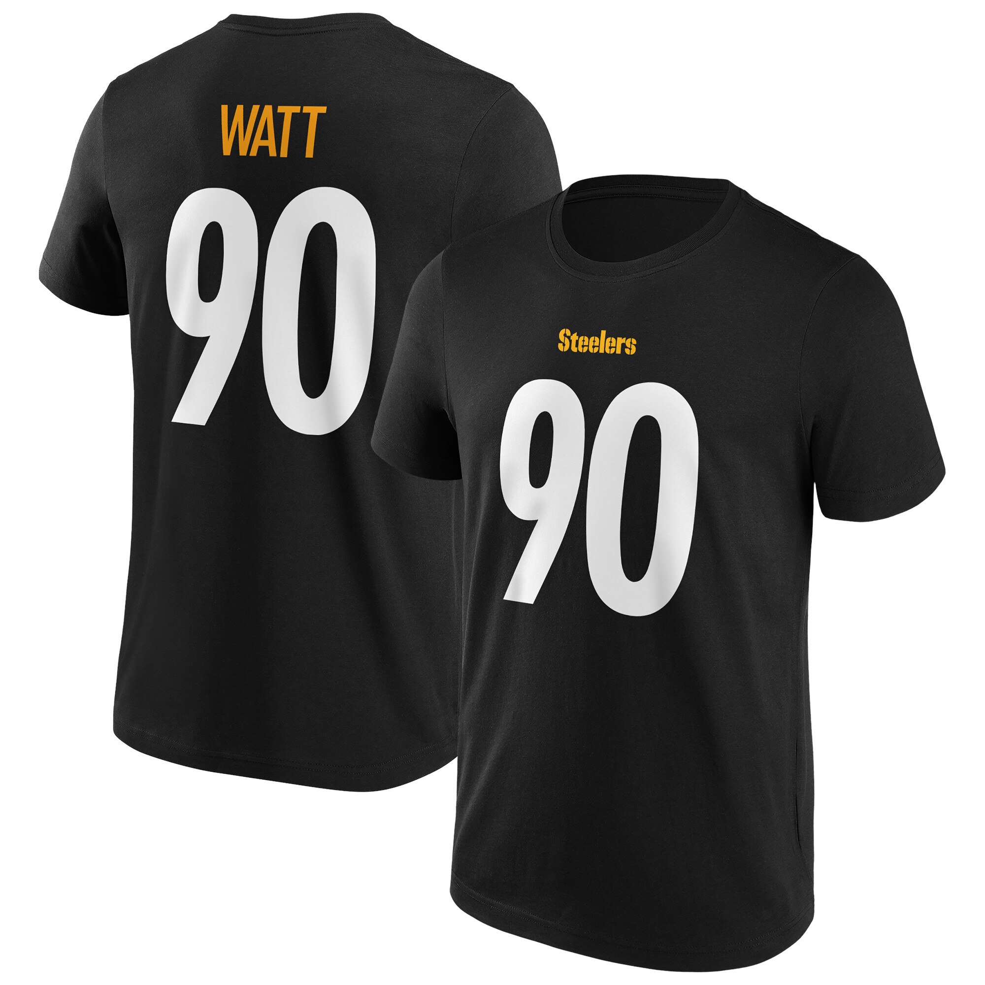 Pittsburgh Steelers Home Name & Number T-Shirt - TJ Watt - Herren Image