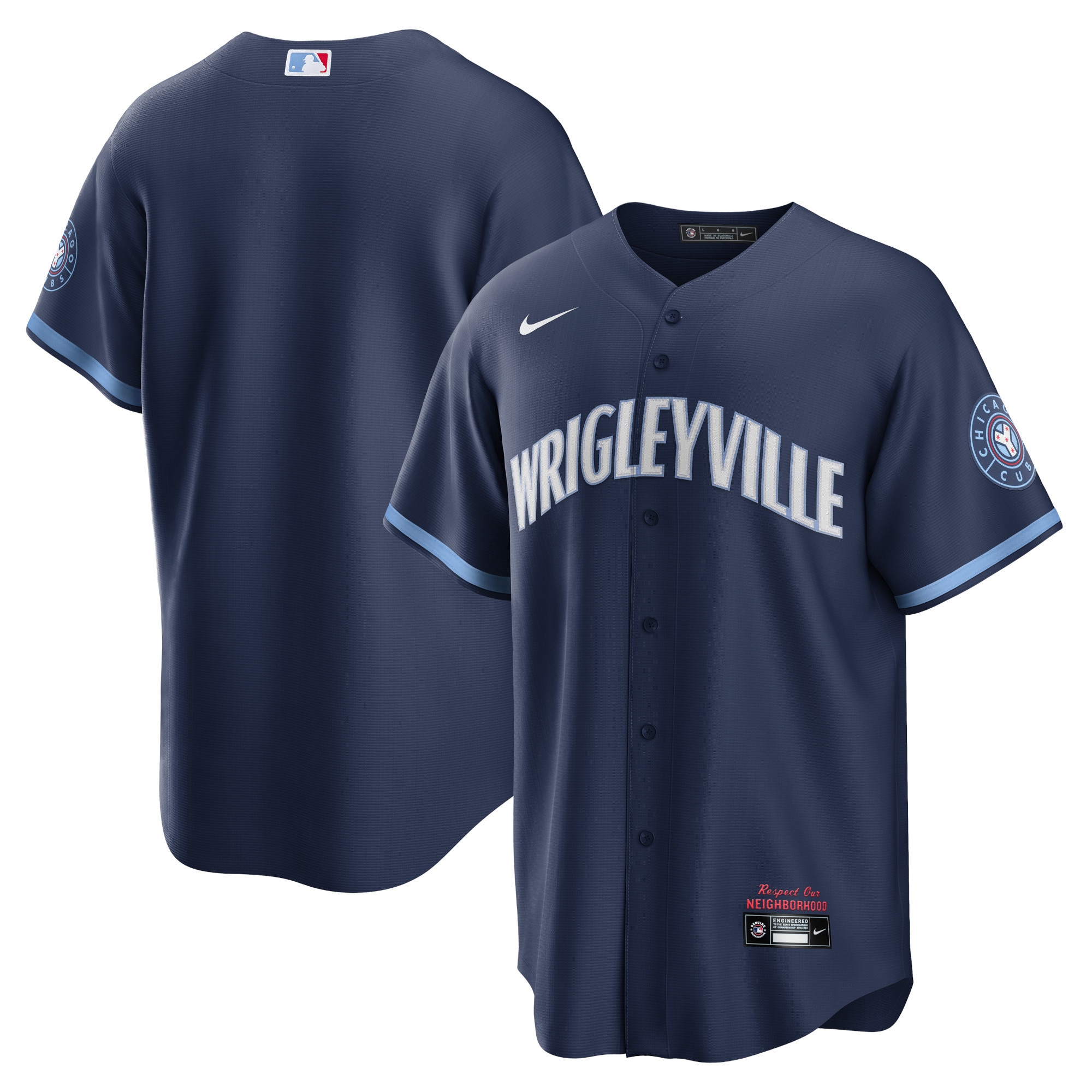 Chicago Cubs Nike Offizielles Replica City Connect Trikot – Herren Image