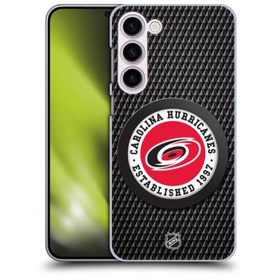 Carolina Hurricanes NHL Puck Texture Grafik Phone Case - Samsung Image