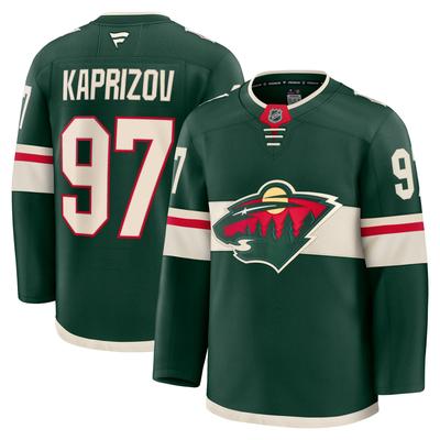 Grünes Minnesota Wild-Heimtrikot von Kirill Kaprizov für Herren (Fanatics) Image