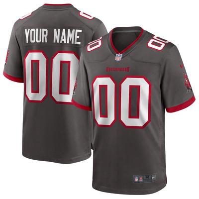Tampa Bay Buccaneers Nike Game Ausweichtrikot - Deep Pewter - Personalisiert - Herren Image