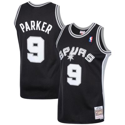 San Antonio Spurs Tony Parker Hardwood Classics Swingman Trikot von Mitchell & Ness - Herren Image