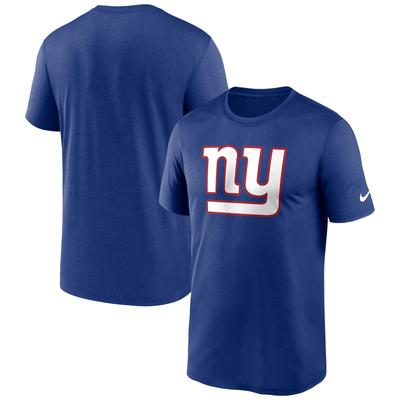 Nike Royal New York Giants Primetime Legend Logo Performance-T-Shirt für Herren Image