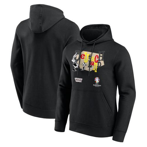 UEFA Deutschland Looney Tunes Bugs Bunny Grafik Hoodie - Schwarz