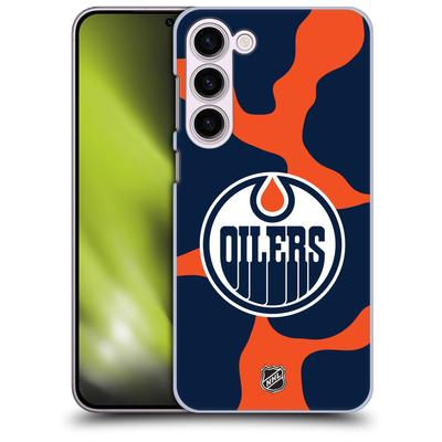 Edmonton Oilers NHL Cow Pattern Grafik Phone Case - Samsung Image