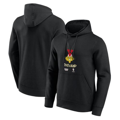 UEFA Deutschland Looney Tunes Bugs Porträt Grafik Hoodie - Schwarz