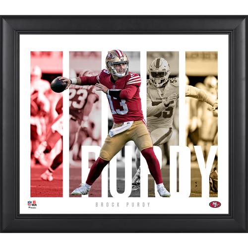 Brock Purdy San Francisco 49ers Gerahmte 15