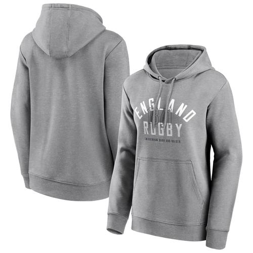 England Rugby Born & Raised Graphic Hoodie – Grau – Damen