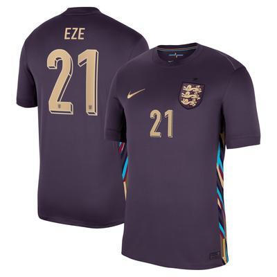 England Nike Stadion-Auswärtstrikot 2024 mit Aufdruck Eze 21 Image