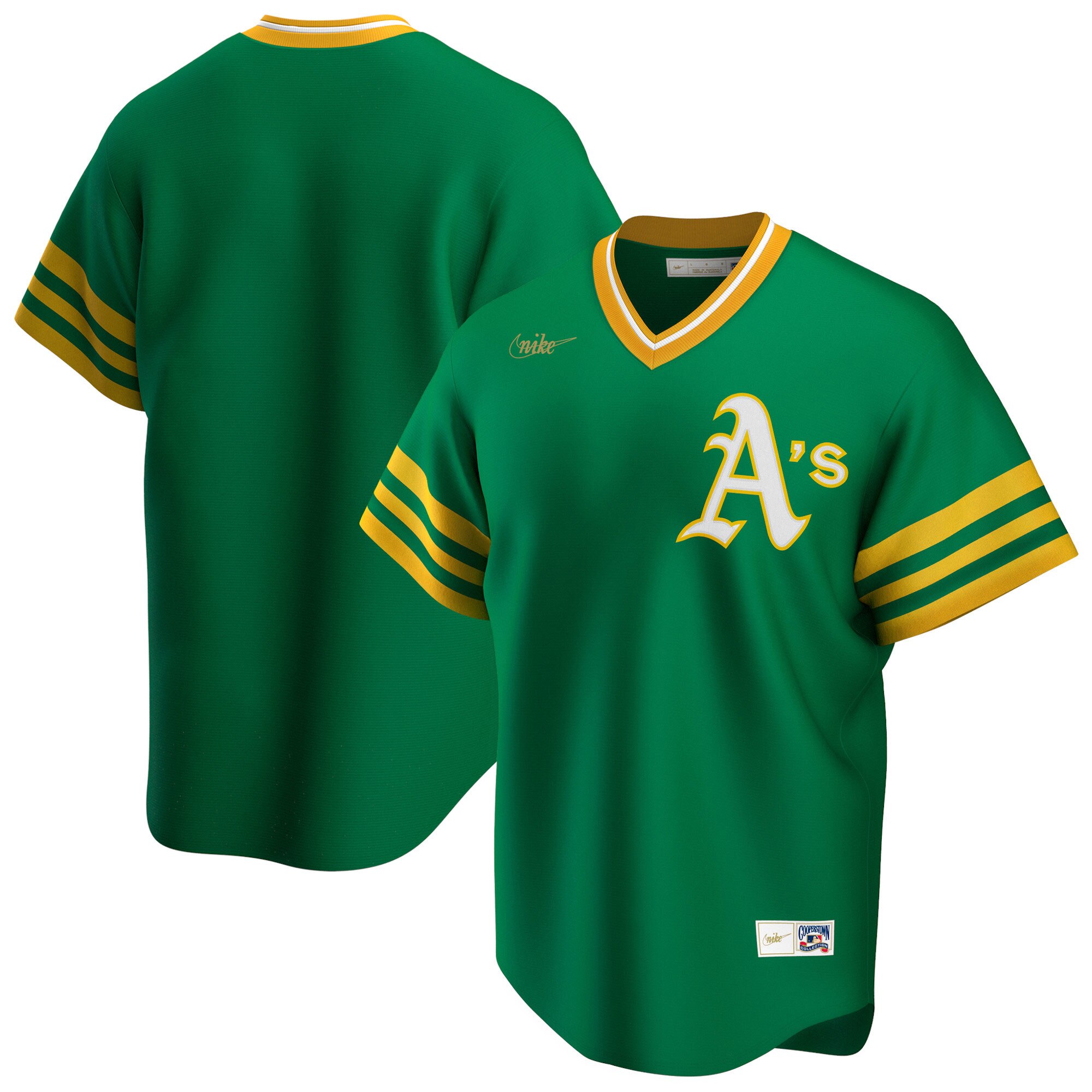 Athletics Nike Offizielles Replica Cooperstown 1982–92-Trikot – Herren Image