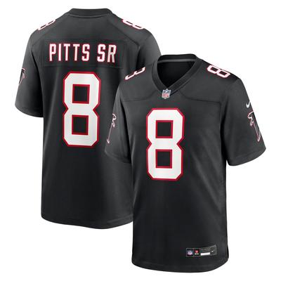 Atlanta Falcons Nike Game Ausweichtrikot - Schwarz - Kyle Pitts - Mens Image