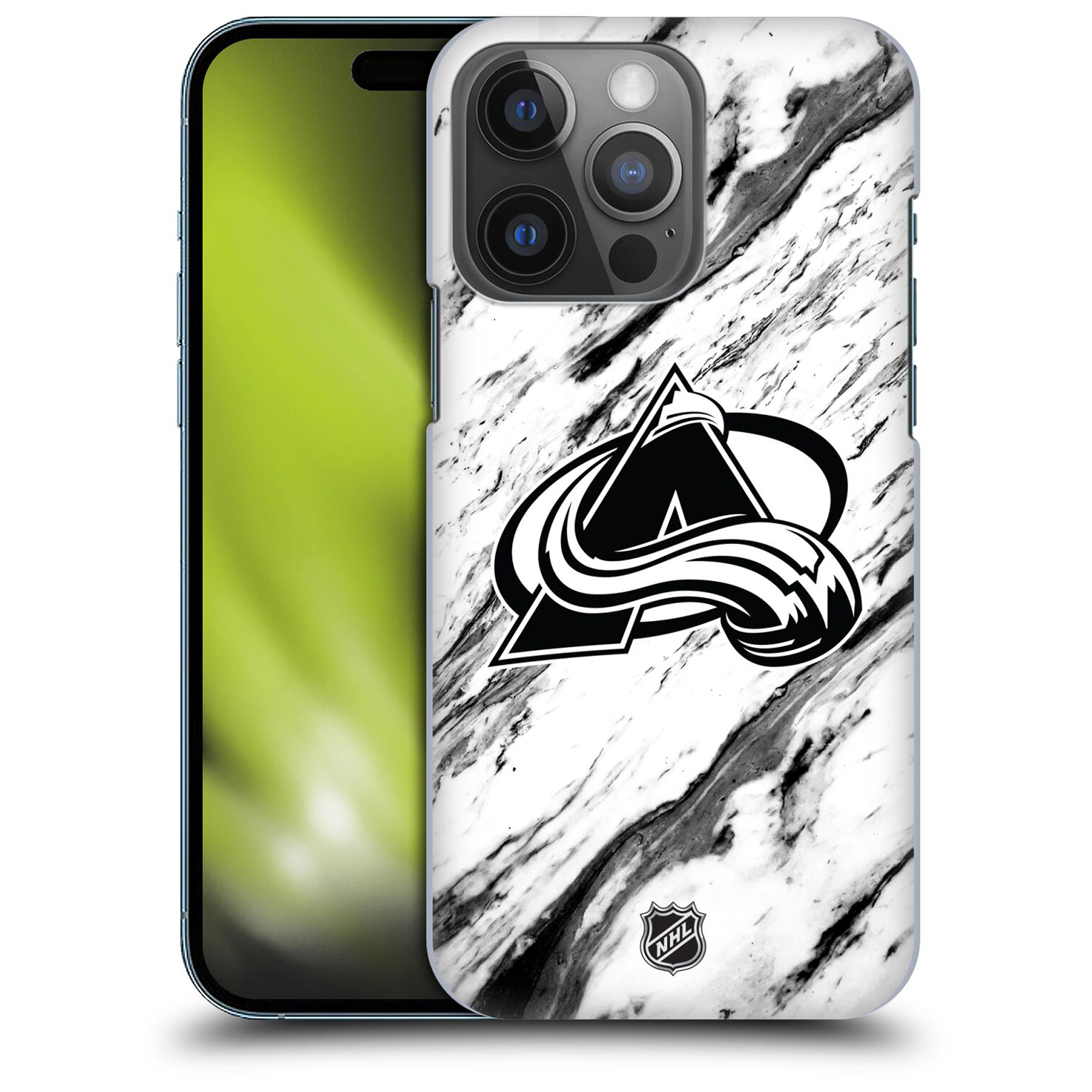Colorado Avalanche NHL Marble Pattern Grafik Phone Case - iPhone Image