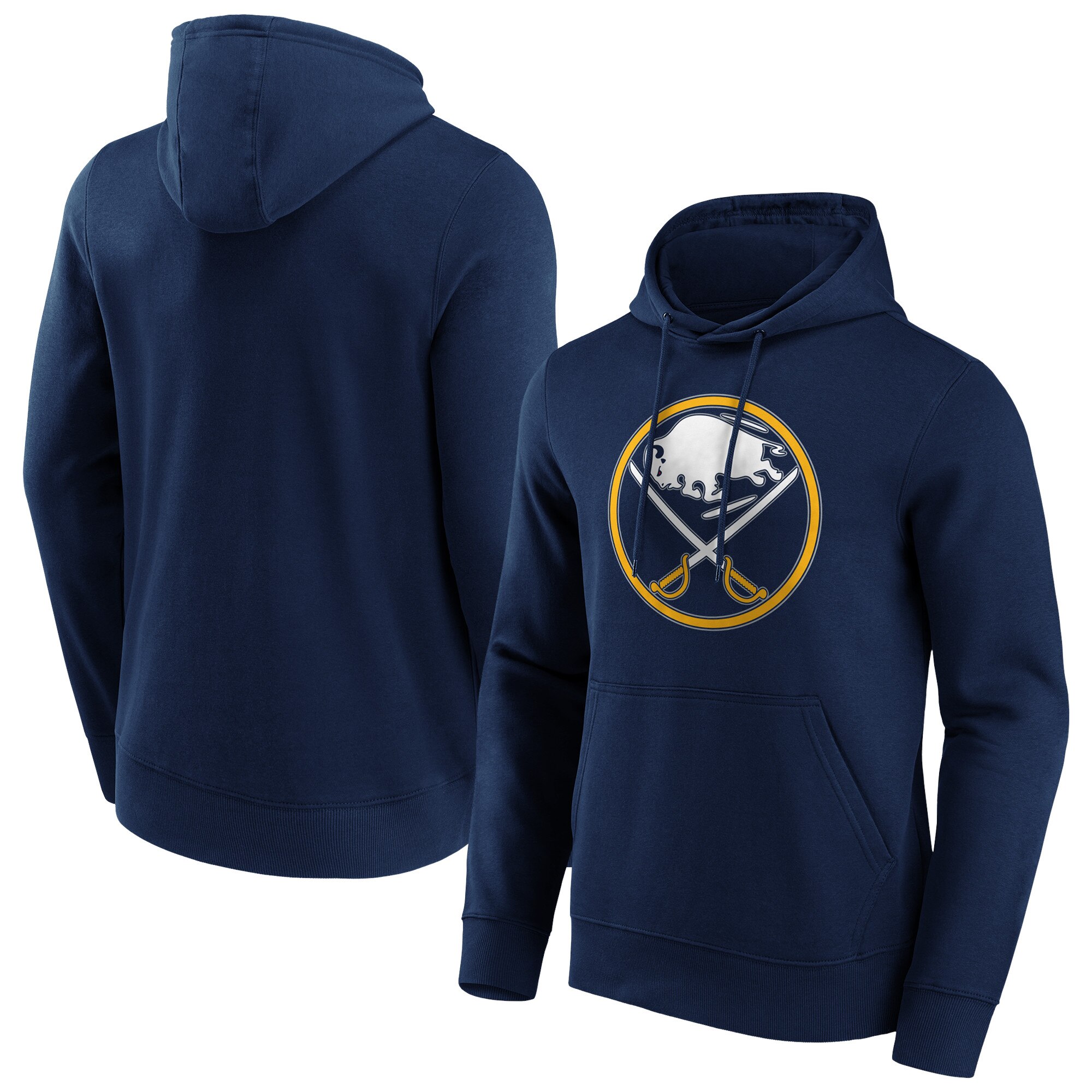 Buffalo Sabres Fanatics Branded Iconic Primary Color Logo Graphic Hoodie – Navy – Herren Image