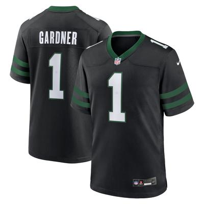 New York Jets Nike Game Ausweichtrikot - Schwarz - Ahmad Sauce Gardner - Herren Image