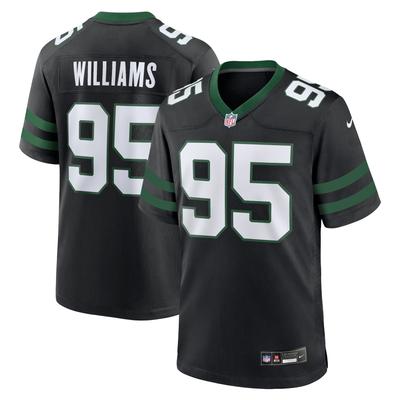 New York Jets Nike Game Ausweichtrikot - Schwarz - Quinnen Williams - Herren Image