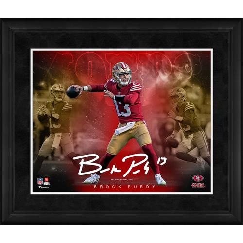 Brock Purdy San Francisco 49ers Gerahmte Collage „Stars of the Game“ (40,6 x 50,8 cm) – Faksimile-Signatur