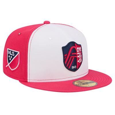 New Era Weiß/Rot St. Louis City SC 2024 Kick Off Collection 59FIFTY Taillierte Mütze für Herren Image