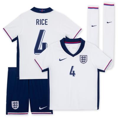 England Nike Stadium Mini-Heimausrüstung 2024 - Kleinkinder mit Aufdruck Rice 4 Image