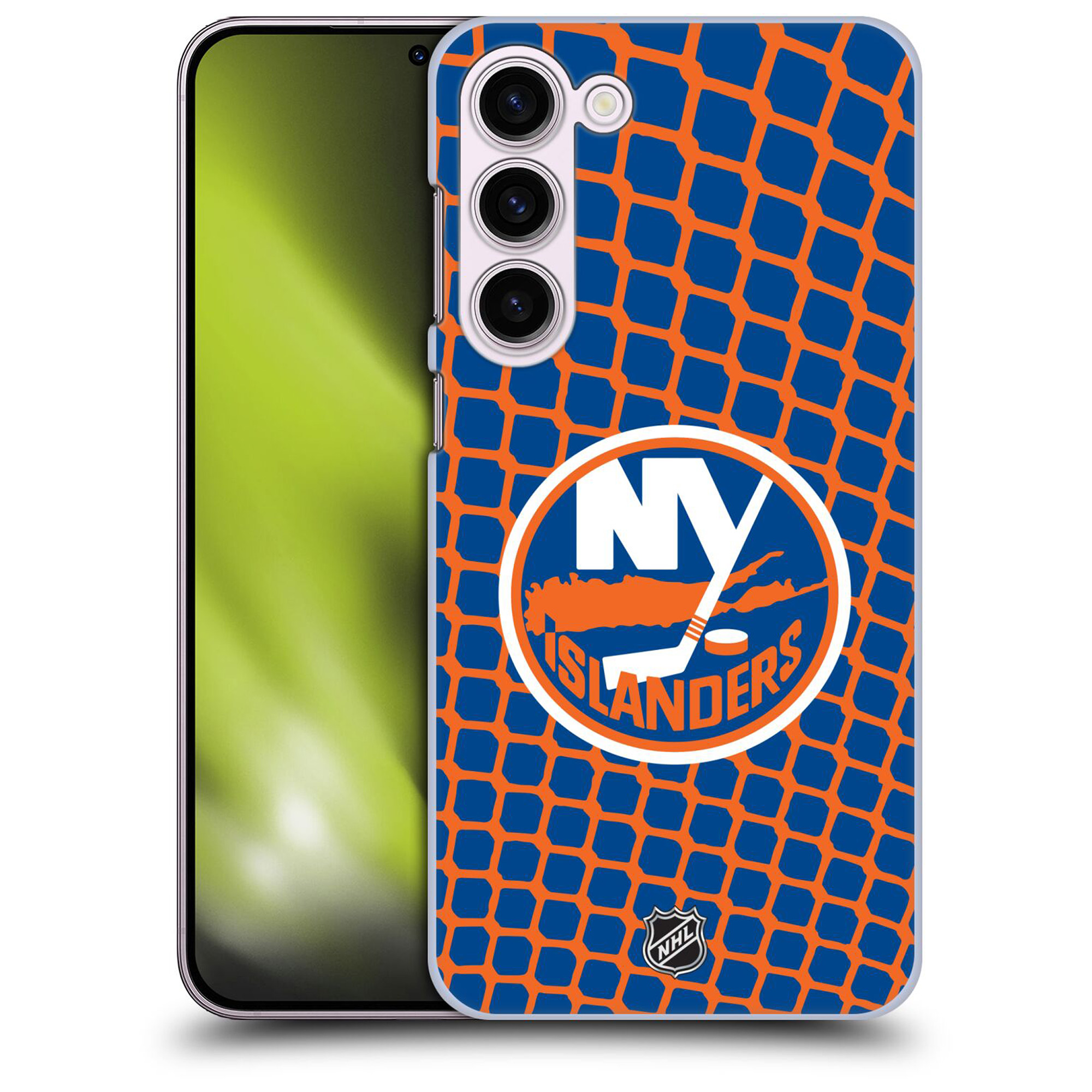 New York Islanders NHL Net Pattern Grafik Phone Case - Samsung Image