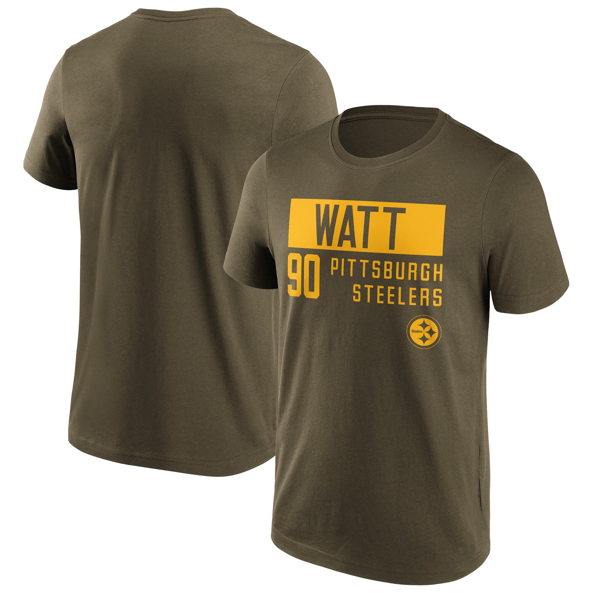 Pittsburgh Steelers Fashion Name & Number T-Shirt - TJ Watt - Herren Image
