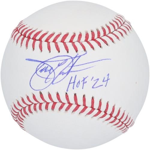 Von Todd Helton, Colorado Rockies, signierter Rawlings MLB-Baseball mit der Aufschrift „HOF 2024“