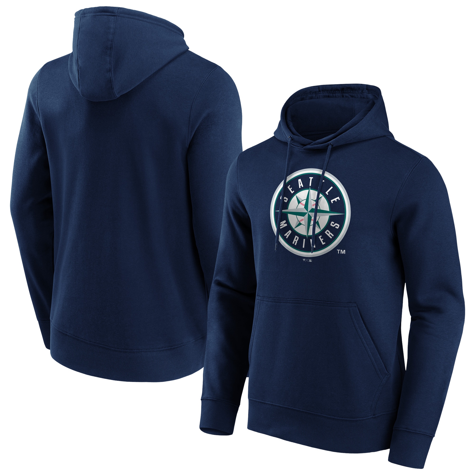 Seattle Mariners Iconic Primary Color Logo Graphic Hoodie – Herren Image