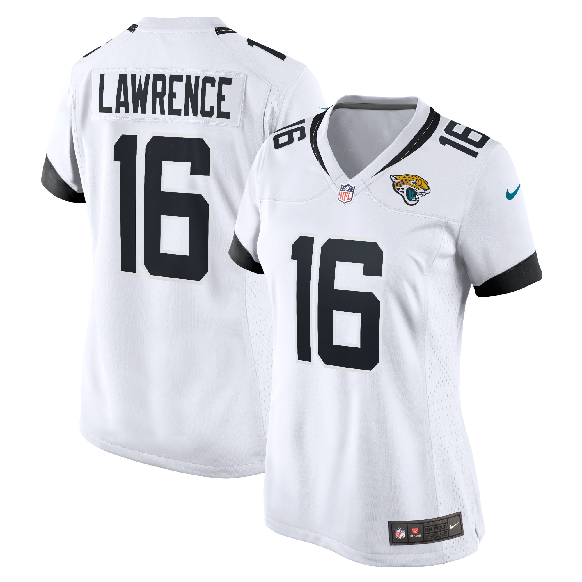 Jacksonville Jaguars Nike Auswärtstrikot - Weiß - Trevor Lawrence - Damen Image